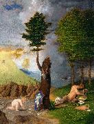 Lorenzo Lotto Allegory of Virtue and Vice Spain oil painting artist